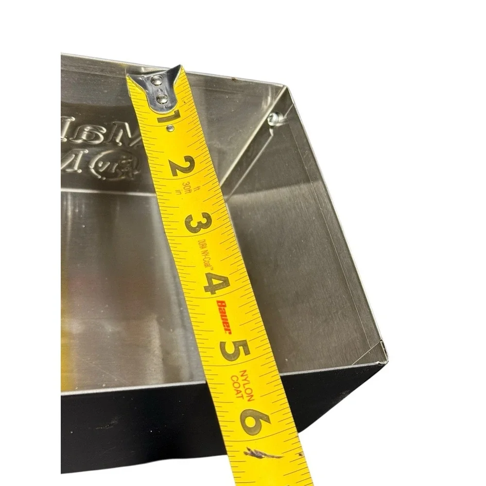 Maker's Mark Metal Black Storage/Display Box for Condiments & Bar Tools